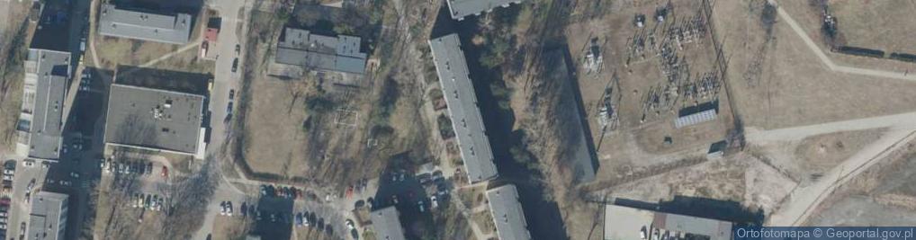 Zdjęcie satelitarne Rajdowa ul.