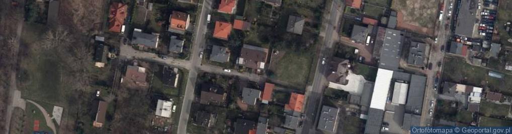 Zdjęcie satelitarne Rajska ul.
