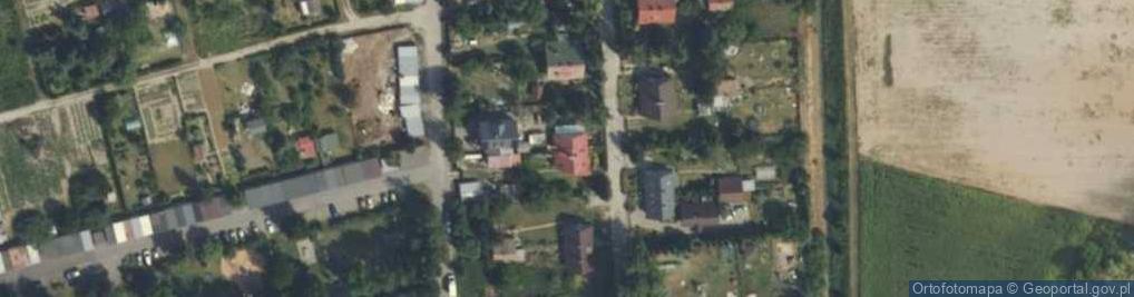 Zdjęcie satelitarne Radzików-Instytut ul.