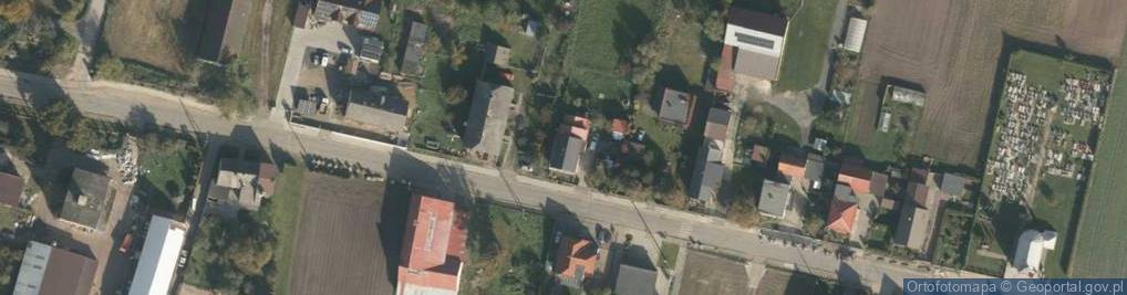Zdjęcie satelitarne Raków ul.