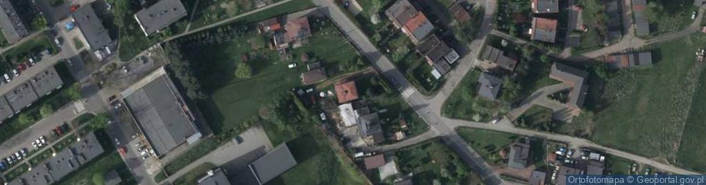 Zdjęcie satelitarne Rajska ul.