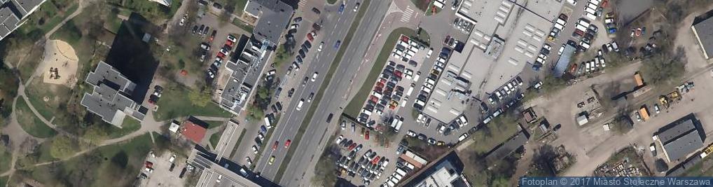 Zdjęcie satelitarne Radzymińska ul.