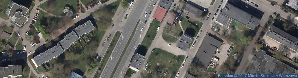 Zdjęcie satelitarne Radzymińska ul.