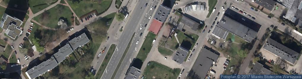 Zdjęcie satelitarne Radzymińska ul.