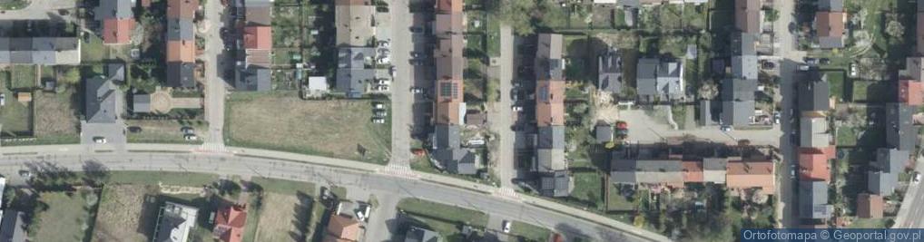Zdjęcie satelitarne Radosna ul.