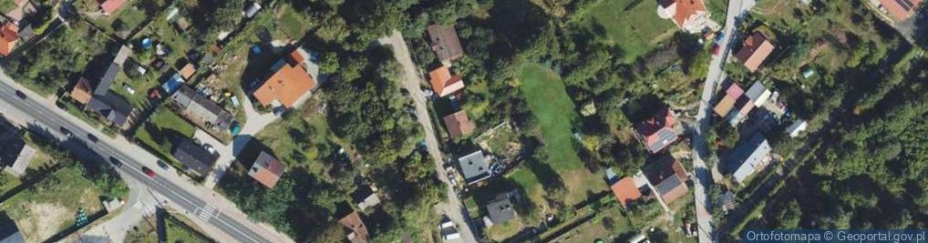 Zdjęcie satelitarne Racula-Modrzewiowa ul.