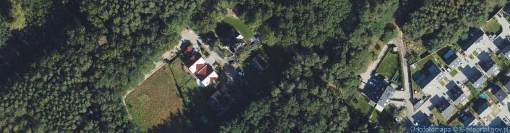 Zdjęcie satelitarne Racula-Modrzewiowa ul.