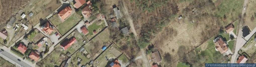 Zdjęcie satelitarne Racula-Modrzewiowa ul.