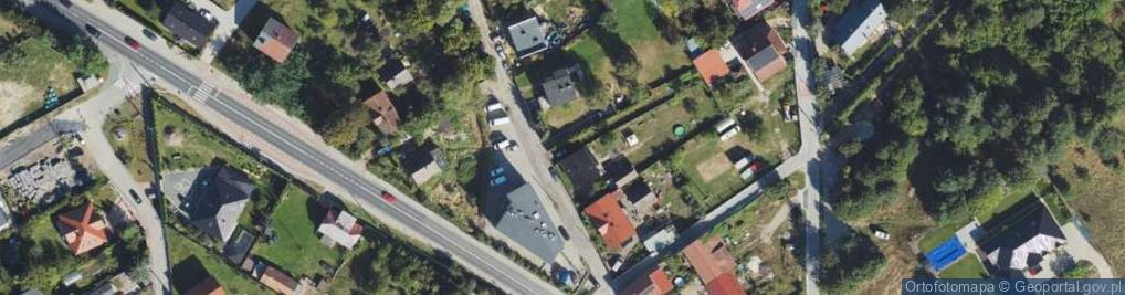 Zdjęcie satelitarne Racula-Modrzewiowa ul.