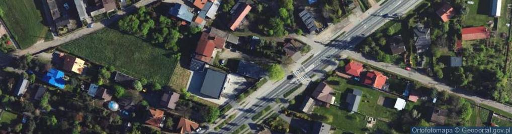 Zdjęcie satelitarne Rędzińska ul.