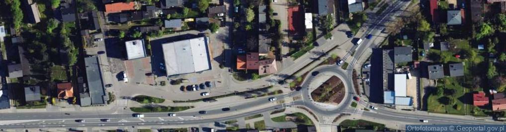 Zdjęcie satelitarne Rędzińska ul.