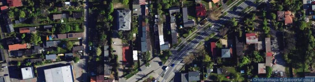 Zdjęcie satelitarne Rędzińska ul.