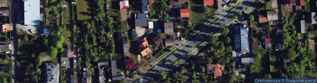 Zdjęcie satelitarne Rędzińska ul.