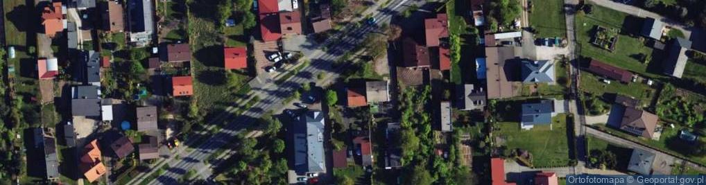 Zdjęcie satelitarne Rędzińska ul.