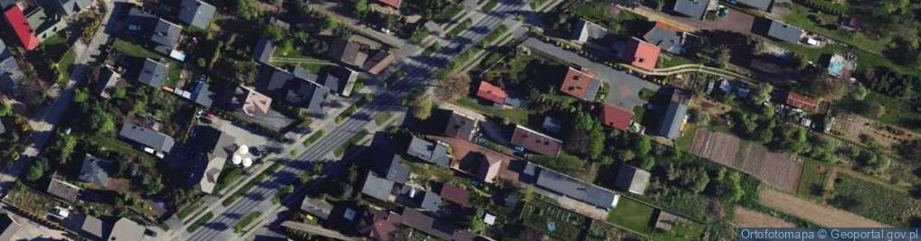 Zdjęcie satelitarne Rędzińska ul.