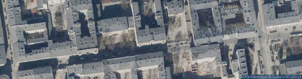 Zdjęcie satelitarne Rewolucji 1905 r. ul.