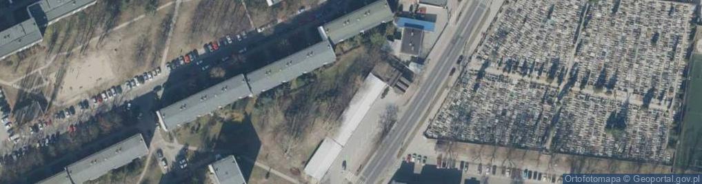 Zdjęcie satelitarne Retkińska ul.