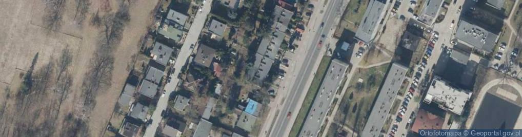 Zdjęcie satelitarne Retkińska ul.