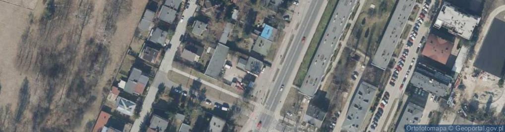 Zdjęcie satelitarne Retkińska ul.