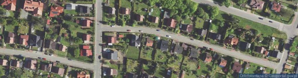 Zdjęcie satelitarne Rewolucji 1905 Roku ul.