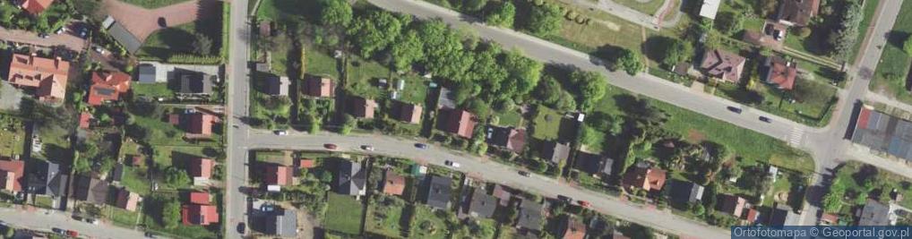 Zdjęcie satelitarne Rewolucji 1905 Roku ul.