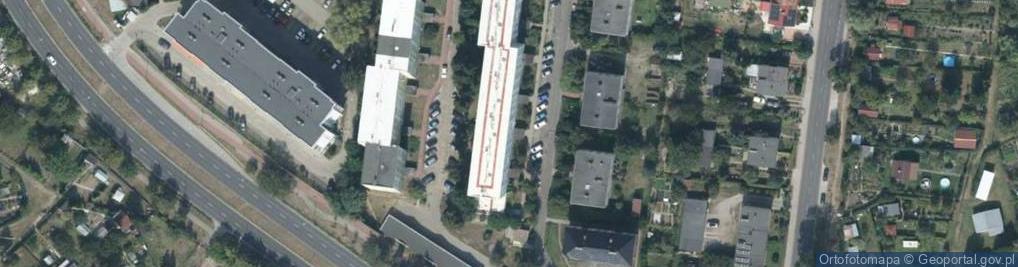 Zdjęcie satelitarne Rezedowa ul.