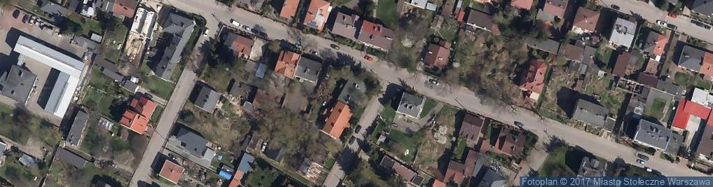 Zdjęcie satelitarne Rękodzielnicza ul.
