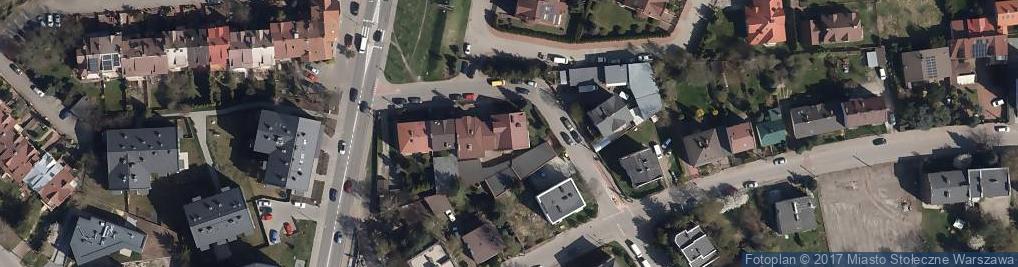 Zdjęcie satelitarne Redaktorska ul.