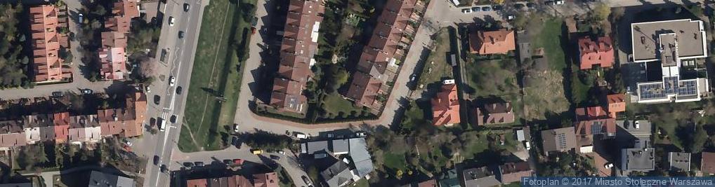 Zdjęcie satelitarne Redaktorska ul.