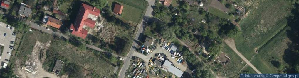 Zdjęcie satelitarne Rędzińska ul.