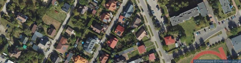 Zdjęcie satelitarne Różana ul.