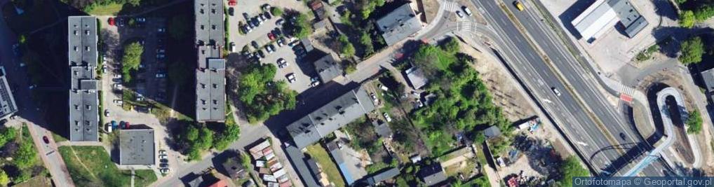 Zdjęcie satelitarne Równoległa ul.