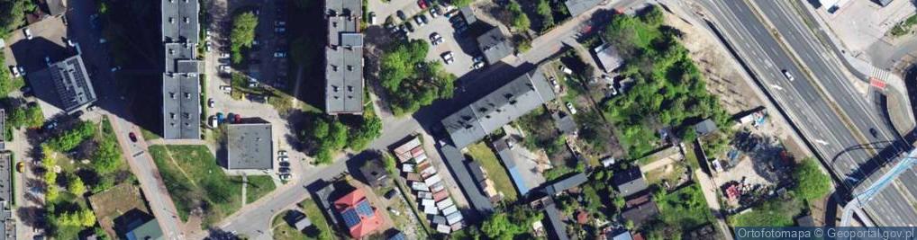 Zdjęcie satelitarne Równoległa ul.
