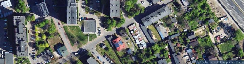 Zdjęcie satelitarne Równoległa ul.