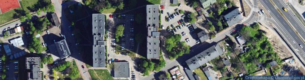 Zdjęcie satelitarne Równoległa ul.