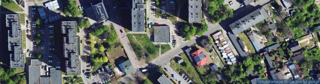 Zdjęcie satelitarne Równoległa ul.