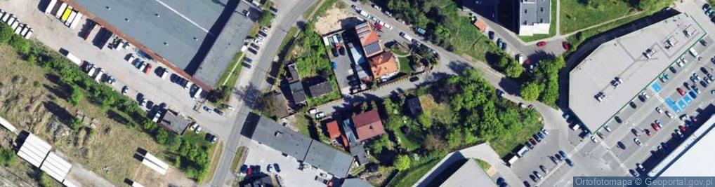 Zdjęcie satelitarne Równoległa ul.