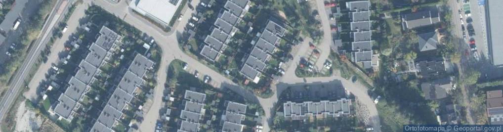 Zdjęcie satelitarne Różany Zakątek ul.