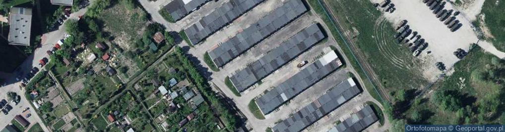 Zdjęcie satelitarne Równoległa ul.