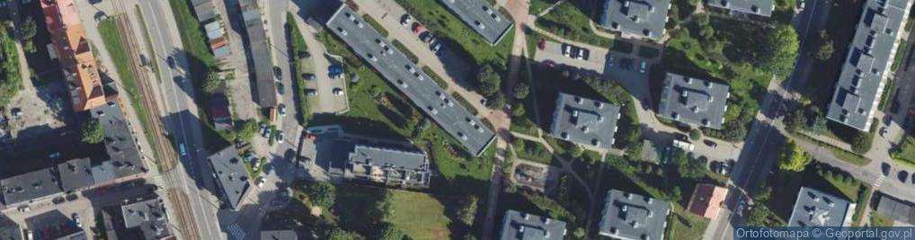 Zdjęcie satelitarne Różana ul.