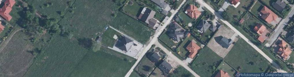Zdjęcie satelitarne Rowerowa ul.