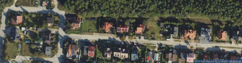 Zdjęcie satelitarne Równoległa ul.