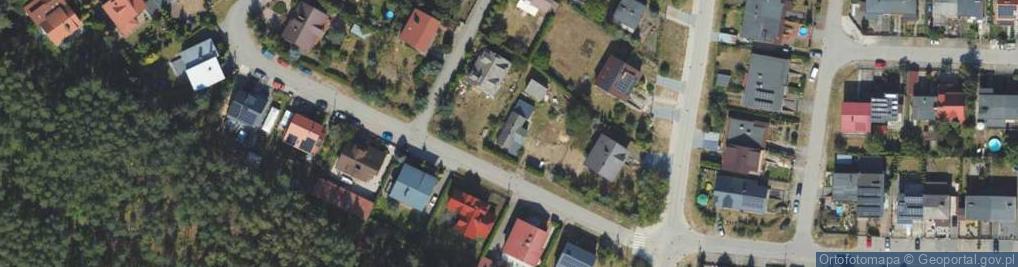 Zdjęcie satelitarne Różana ul.