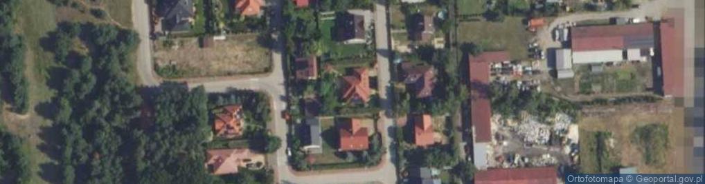 Zdjęcie satelitarne Różana ul.