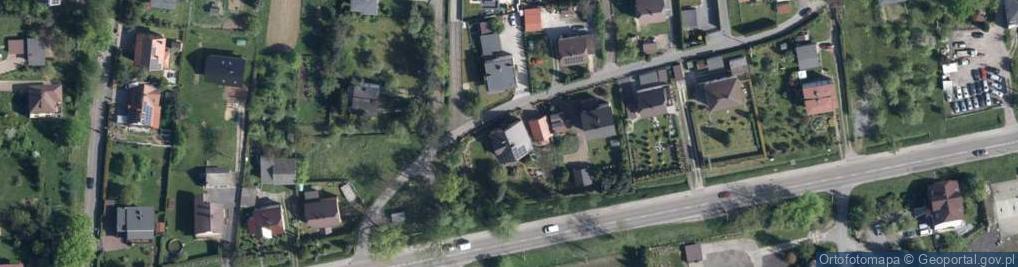 Zdjęcie satelitarne Równoległa ul.