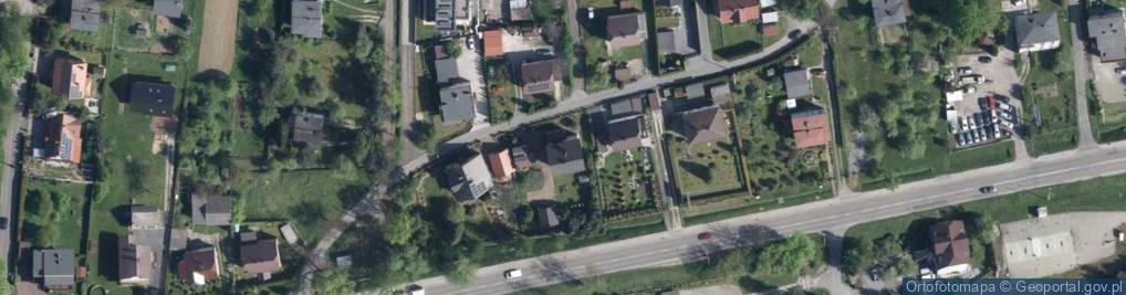 Zdjęcie satelitarne Równoległa ul.