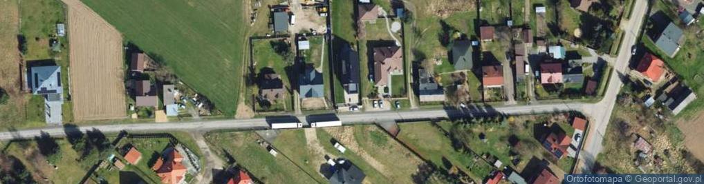 Zdjęcie satelitarne Równoległa ul.