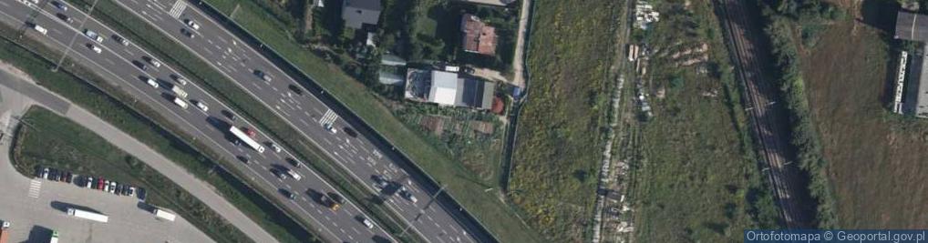Zdjęcie satelitarne Różana ul.