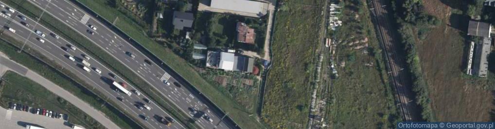 Zdjęcie satelitarne Różana ul.