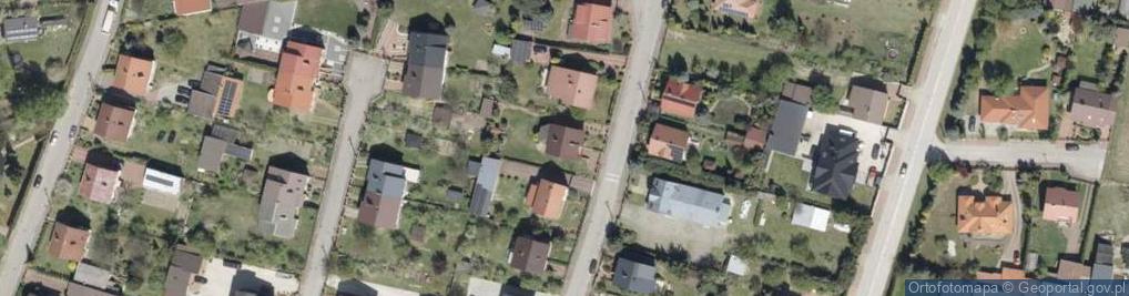 Zdjęcie satelitarne Różana ul.